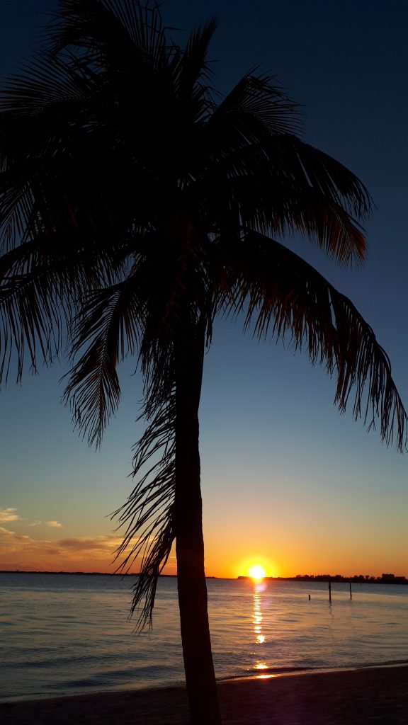 Sonnenuntergang am Strand von Cape Coral