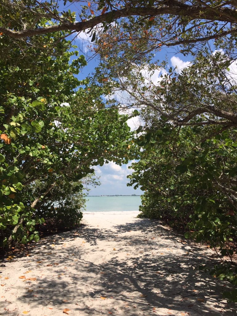 Weg zum Bowman Beach auf Sanibel Island